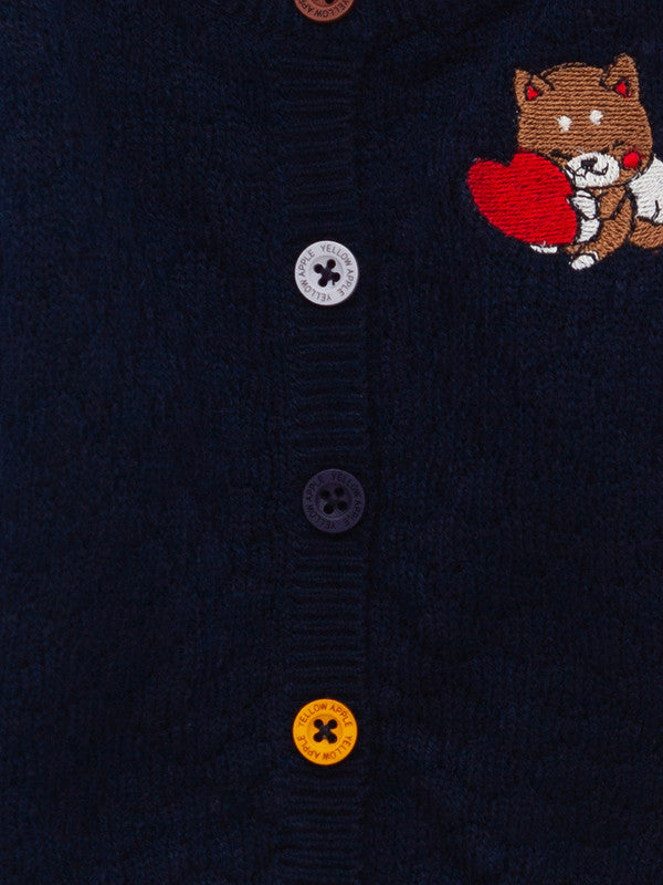 Baby Boys 2-Piece Knit Clothing Set | Soft Warm Button Cardigan & Striped Knit Pants | Cozy Winter Outfit for Babies