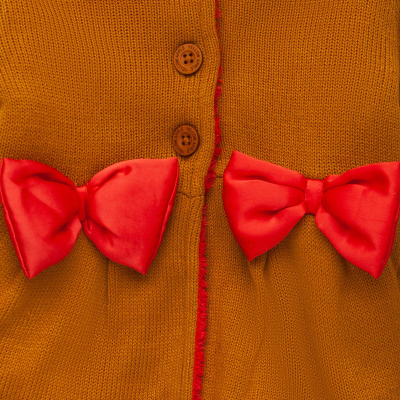 Trendy Winter Jacket for Kids | Cozy & Stylish Design with Cute Bow Details