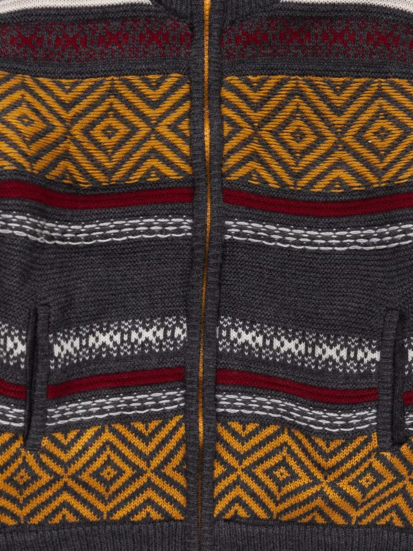 Kids Woolen Warm Sweater with Inner Fleece for Boys