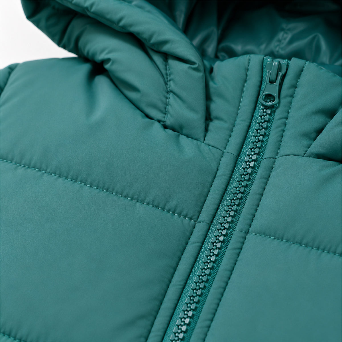 Kids Hooded Puffer Jacket | Warm Quilted Winter Jacket with Zip Closure for Boys & Girls