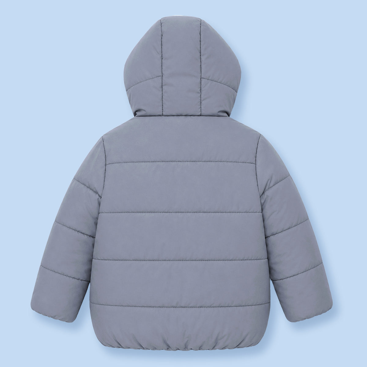 Kids Hooded Puffer Jacket | Warm Quilted Winter Jacket with Zip Closure for Boys & Girls