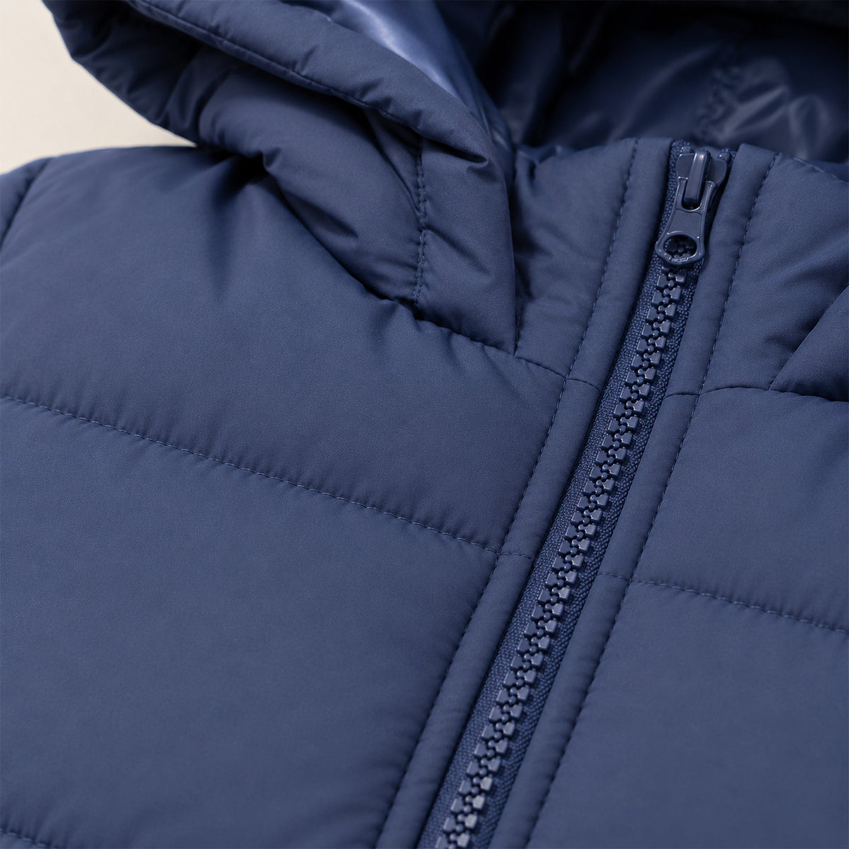 Kids Hooded Puffer Jacket | Warm Quilted Winter Jacket with Zip Closure for Boys & Girls