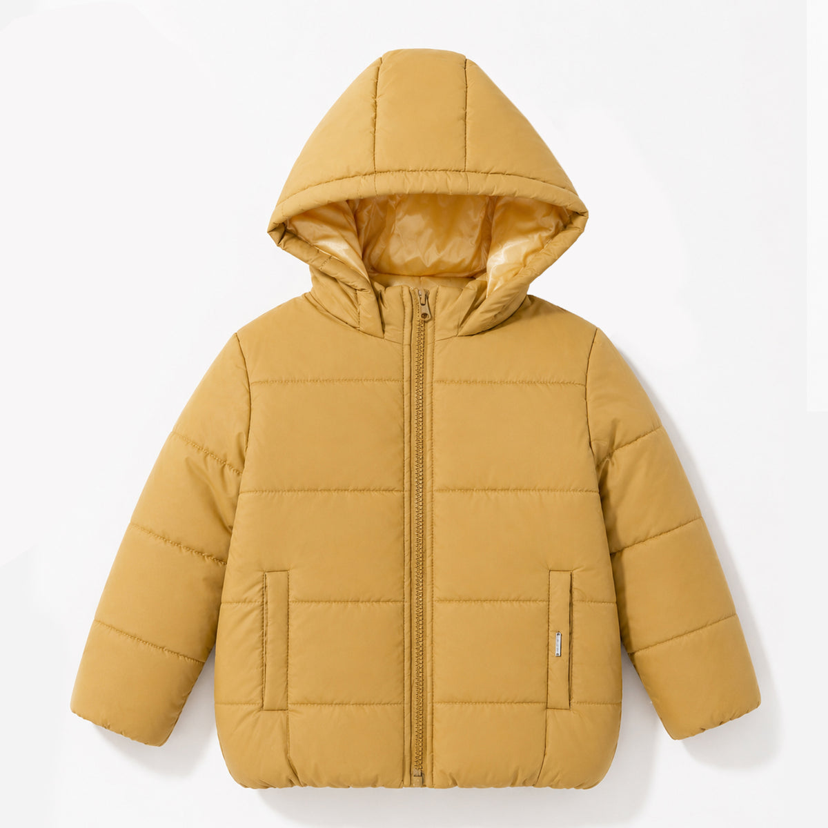 Kids Hooded Puffer Jacket | Warm Quilted Winter Jacket with Zip Closure for Boys & Girls