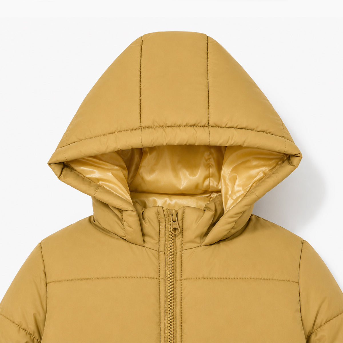 Kids Hooded Puffer Jacket | Warm Quilted Winter Jacket with Zip Closure for Boys & Girls