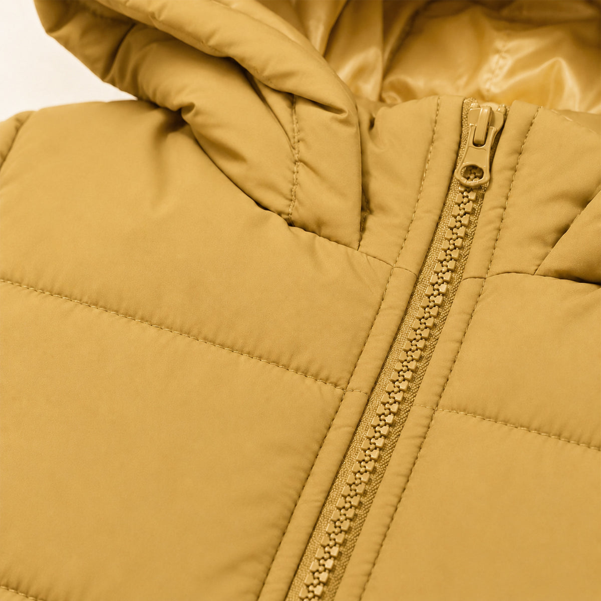 Kids Hooded Puffer Jacket | Warm Quilted Winter Jacket with Zip Closure for Boys & Girls
