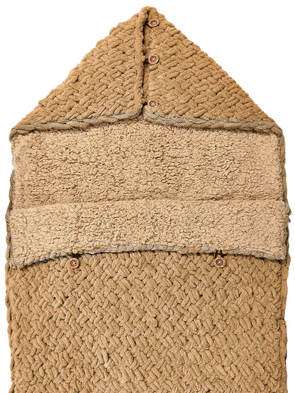 Yellow Apple Knitted Baby Blanket – Soft & Reversible Wrap for Newborns | Premium Comfort & Warmth