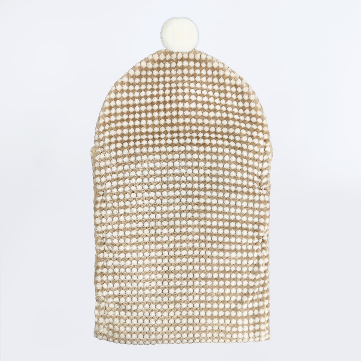 Yellow Apple Winter Baby Sleeping Bag | Soft Hooded Baby Wrap with Button Closure