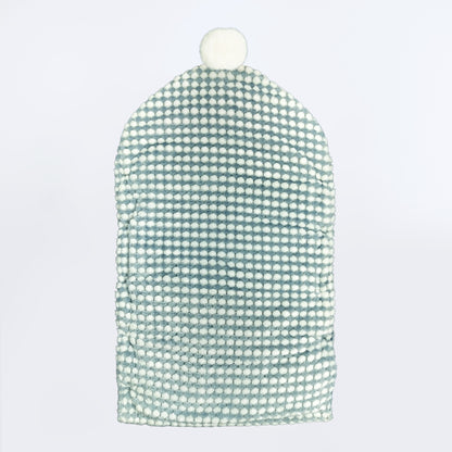 Yellow Apple Winter Baby Sleeping Bag | Soft Hooded Baby Wrap with Button Closure