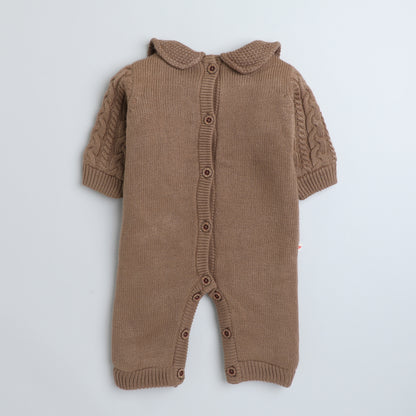 Yellow Apple Rompers/Hoodie/Sweater/Sleepsuits/Jumpsuit/Night Suits for Baby Boys & Girls, Infants, New Borns with Inner Fur Fleece