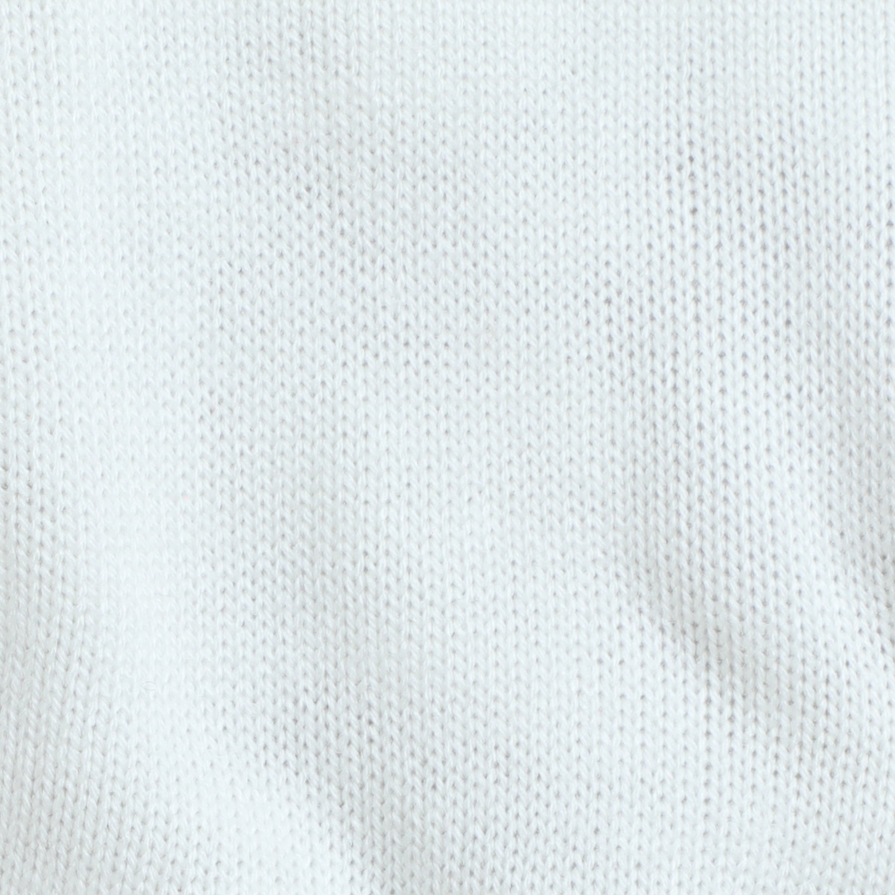 Girls Solid Round Neck White Sweater