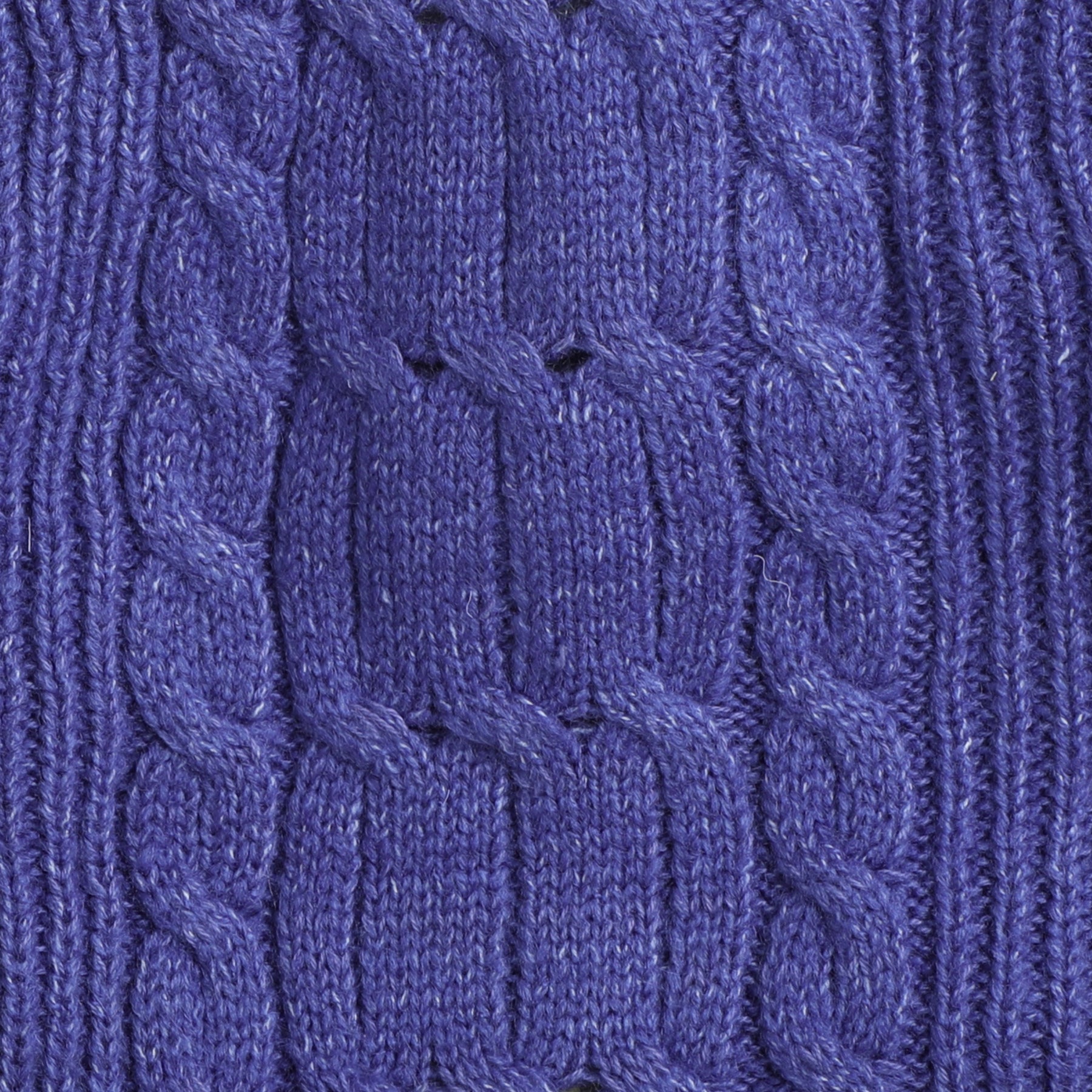 Boys Self Design Round Neck Blue Sweater