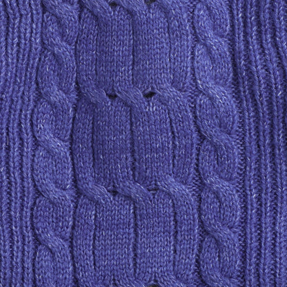 Boys Self Design Round Neck Blue Sweater