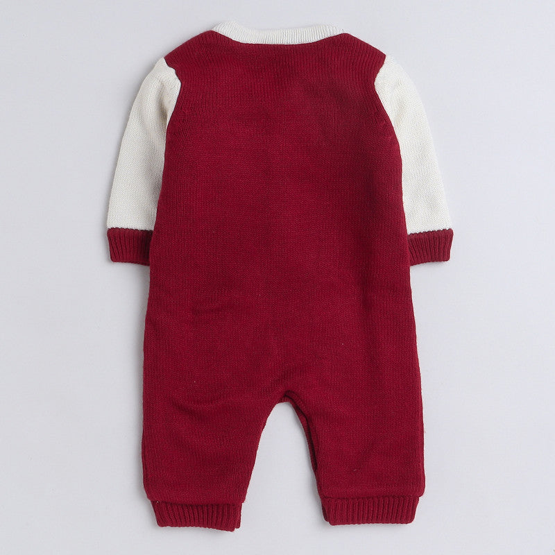 Babies Woolen Romper  With Inner Fleece