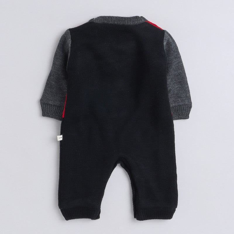 Babies Woolen Romper  With Inner Fleece