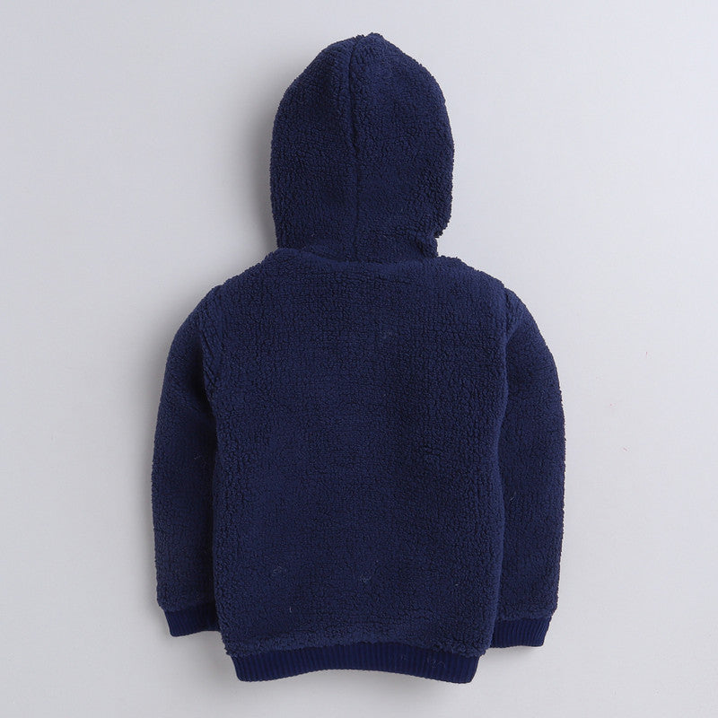 Kids Woolen Warm Sweater Full Sleeve with Inner Fleece for Girls