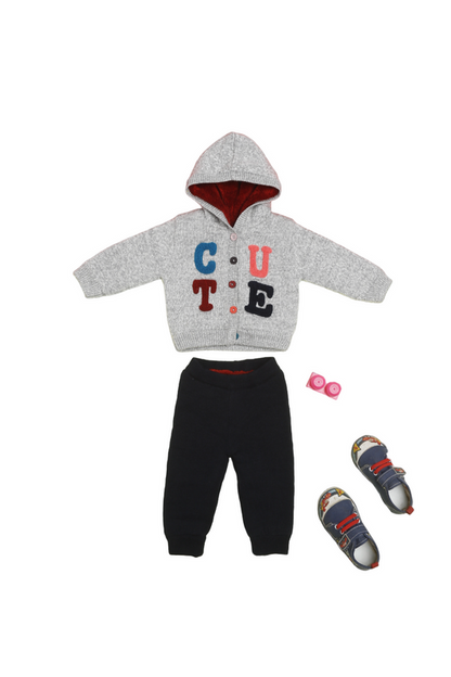 Causal Babies Set For Babies With Hoody