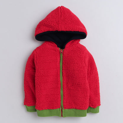 Kids Woolen Warm Hoody with Inner Fleece for Boys