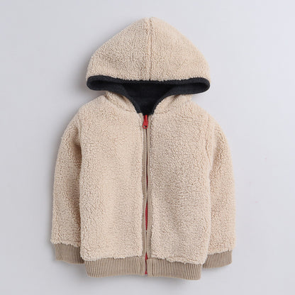 Kids Woolen Warm Hoody with Inner Fleece for Boys