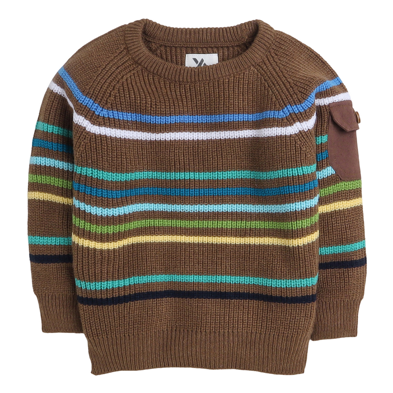 Kids Woolen Warm Sweater Full Sleeve with Round Neck for Boys