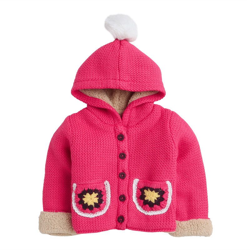 Babies Set Flower Knitting Pattern For Babies