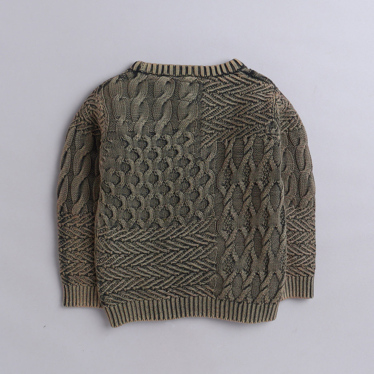 Trendy Cable Knit Sweater for Boys | Stylish Winter Pullover | Warm Textured Knitwear