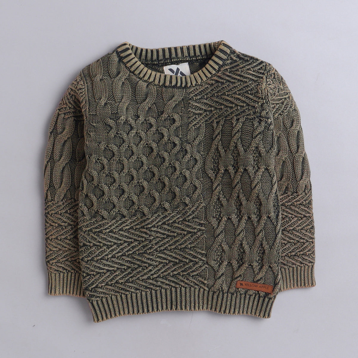 Trendy Cable Knit Sweater for Boys | Stylish Winter Pullover | Warm Textured Knitwear