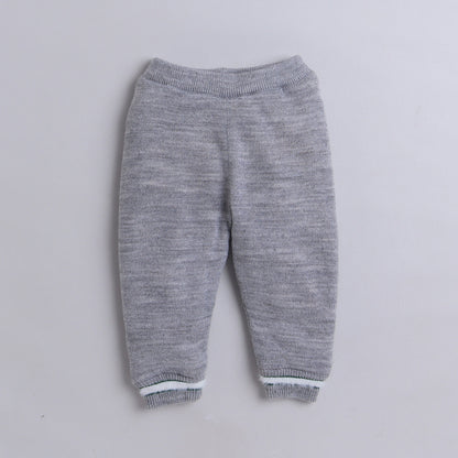 Yellow Apple- Adorable Knit Baby Set | 3-Piece Winter Outfit with Sweater, Pants & Hat