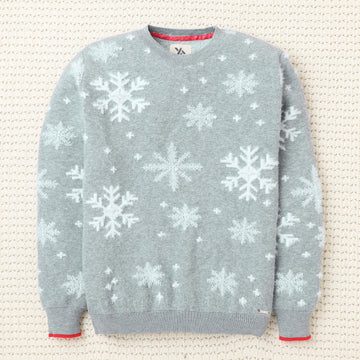 Kids Girls Regular-Fit Round-Neck Sweater