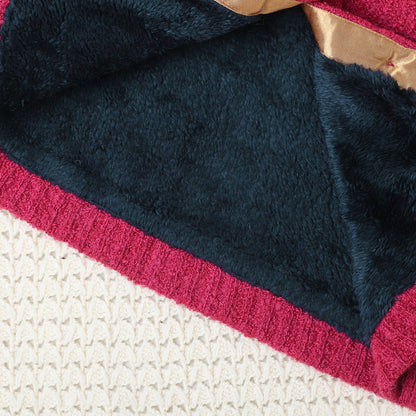 Yellow Apple- Cozy Knit Button-Up Jacket for Girls| Warm & Stylish Outerwear