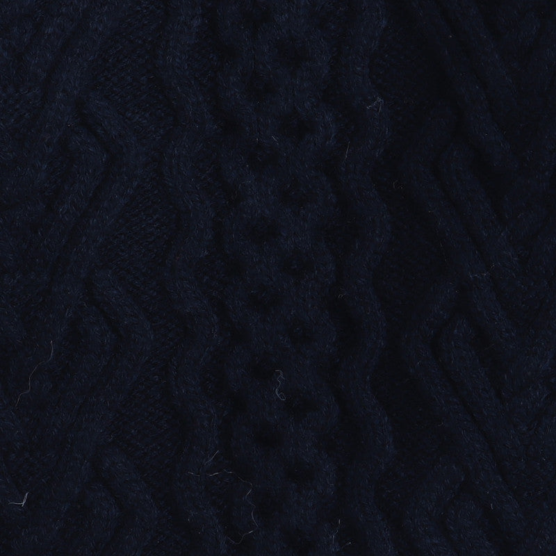 Yellow Apple- Girls Knitted Winter Sweater | Soft Cable-Knit Pullover with Shoulder Buttons