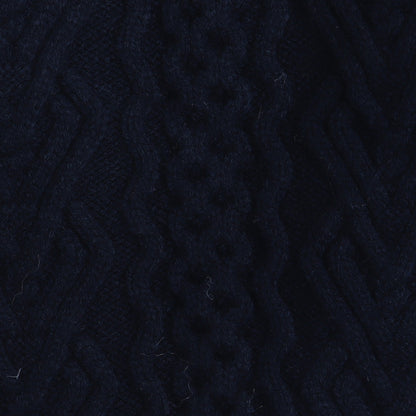 Yellow Apple- Girls Knitted Winter Sweater | Soft Cable-Knit Pullover with Shoulder Buttons