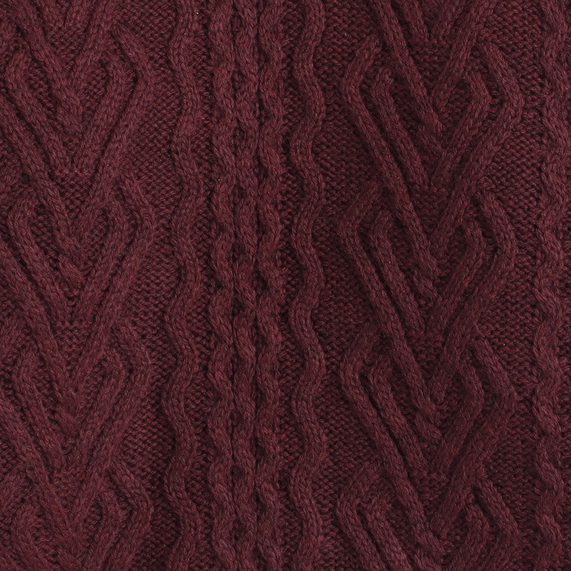 Yellow Apple- Girls Knitted Winter Sweater | Soft Cable-Knit Pullover with Shoulder Buttons