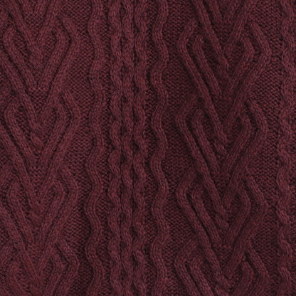 Yellow Apple- Girls Knitted Winter Sweater | Soft Cable-Knit Pullover with Shoulder Buttons