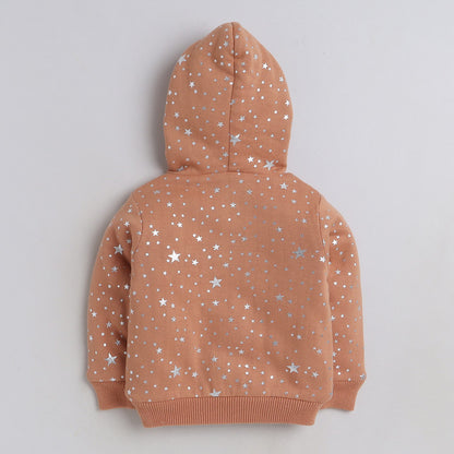 Beautiful Star Print Woolen Warm Sweater Full Sleeve for Girls