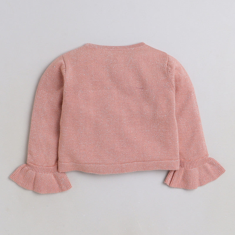 Stylish Girl Ruffle Front Sweater | Premium Winter Knitwear