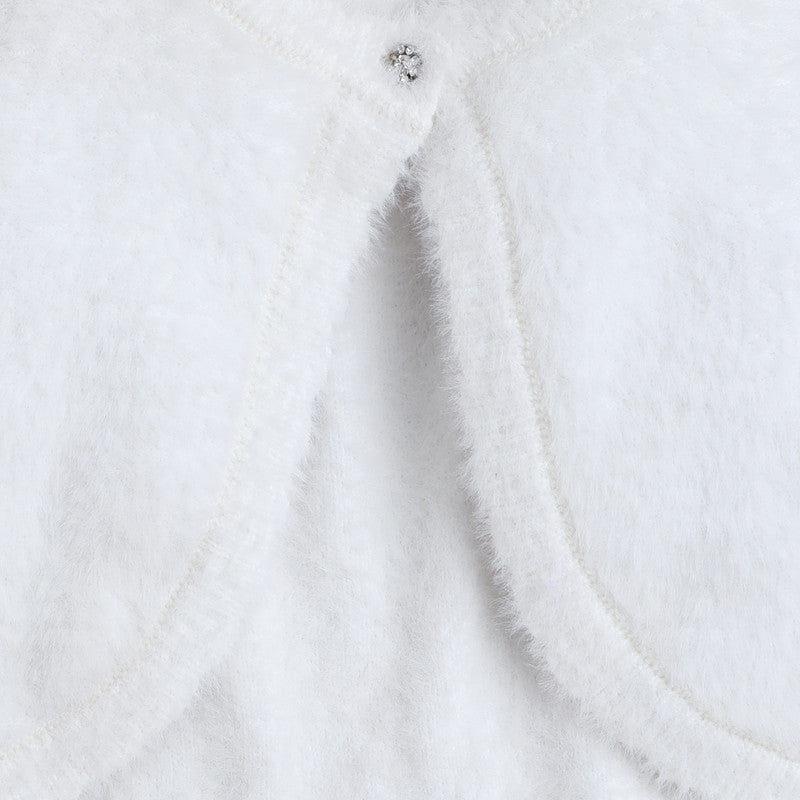 Beautiful Embroidered Woolen Warm Sweater Full Sleeve for Girls