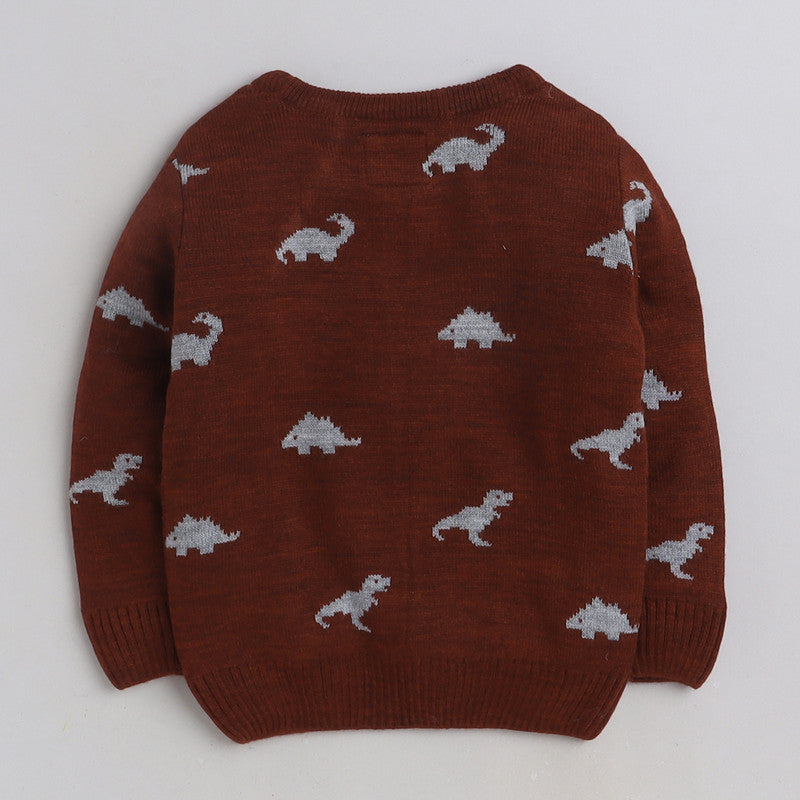 Boys Woolen Warm Sweater Full Sleeve with Round Neck