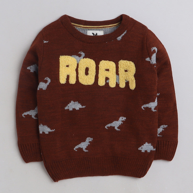 Boys Woolen Warm Sweater Full Sleeve with Round Neck