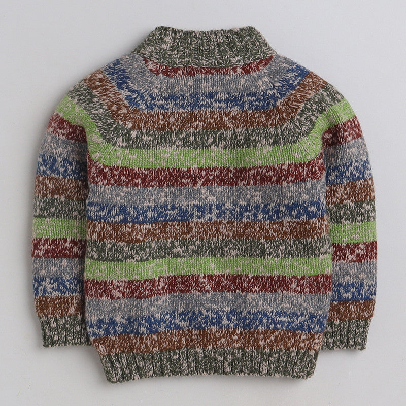 Kids Woolen Warm Sweater Full Sleeve with Round Neck for Boys