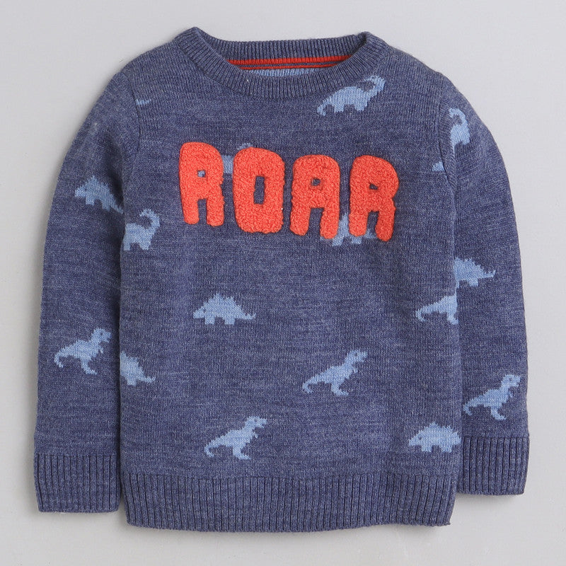 Boys Woolen Warm Sweater Full Sleeve with Round Neck