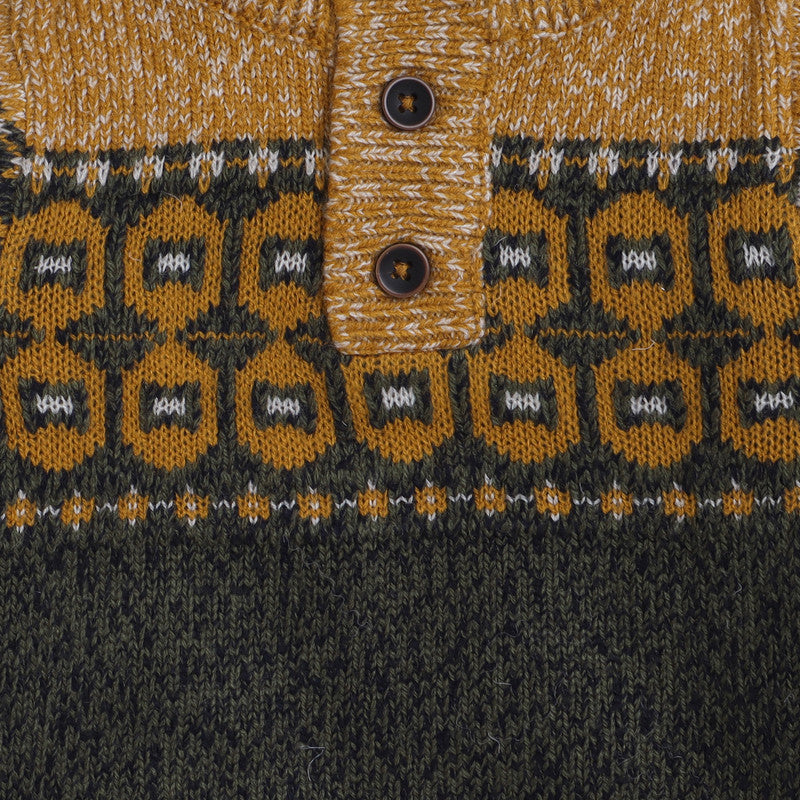 Boys Woolen Warn Sweater Full Sleeve with Inner Fur Fleece