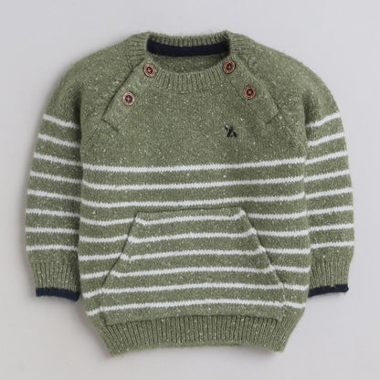 Kids Woolen Warm Sweater Full Sleeve with Round Neck for Boys