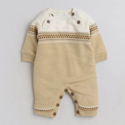 Babies Woolen Romper  With Inner Fleece