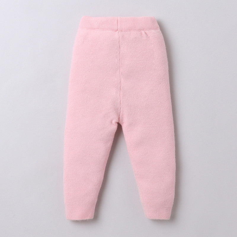 Baby Girls Winter Knitted Co-Ord Set with Cap | Premium Cotton Sweater & Knit Pants | Soft Warm Baby Clothing Outfit