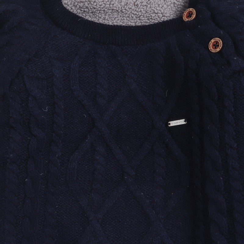 Cozy Woolen Warm Sweater Full Sleeve with Round Neck for Boys