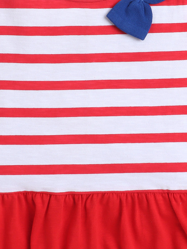 Half Sleeve Printed Cotton Frock for Girls and Baby Girls