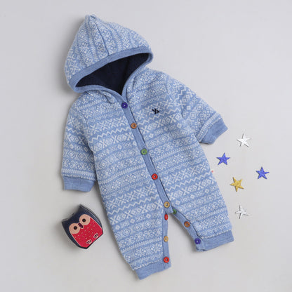 Babies Woolen Romper  With Inner Fleece