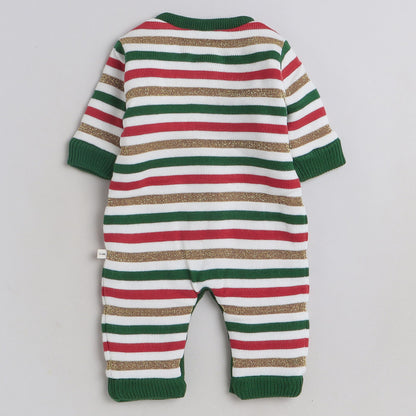 Babies Woolen Romper  With Inner Fleece