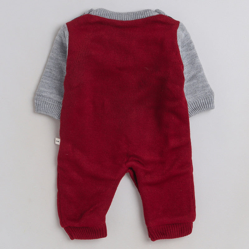 Babies Woolen Romper  With Inner Fleece