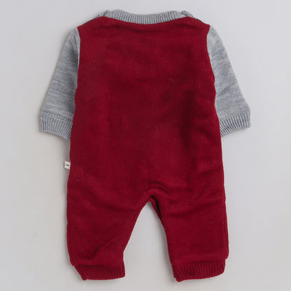 Babies Woolen Romper  With Inner Fleece